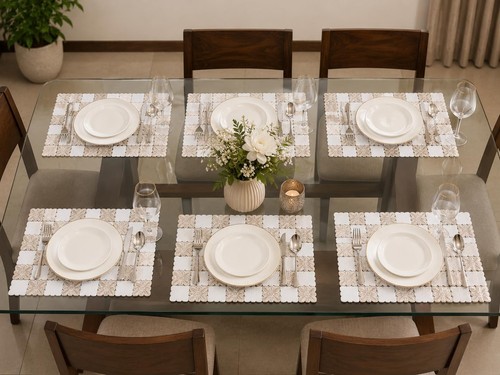 Pvc table placemats set - pvc,
