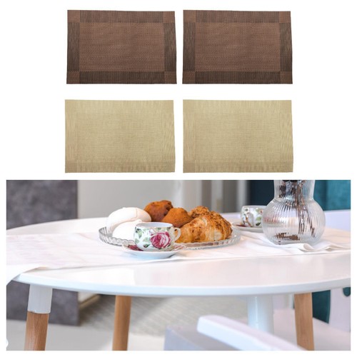 Stylish dining table - table, placemats